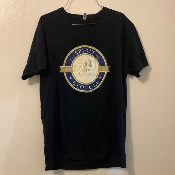 Richland Rum Georgia I have the spirit black large t shirt - Picture 2 of 6